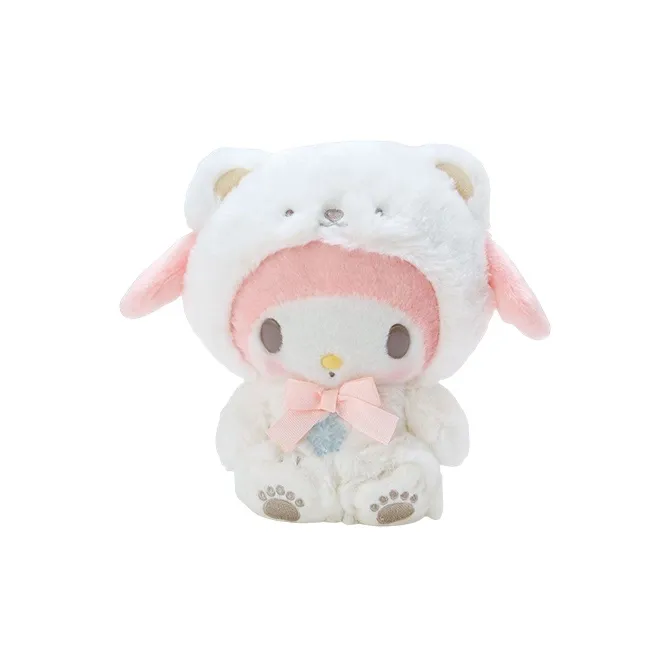 Sanrio White Latte Bear Collection My Melody Dolls Plush Doll 19.5cm Height