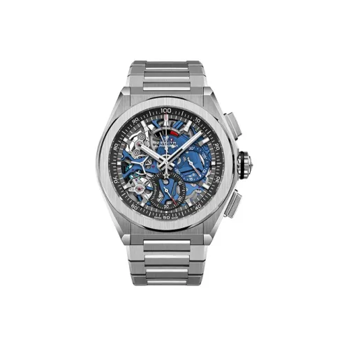 ZENITH Автоматический Механический Movement Мужские Часы Defy Collection 44 мм Синие