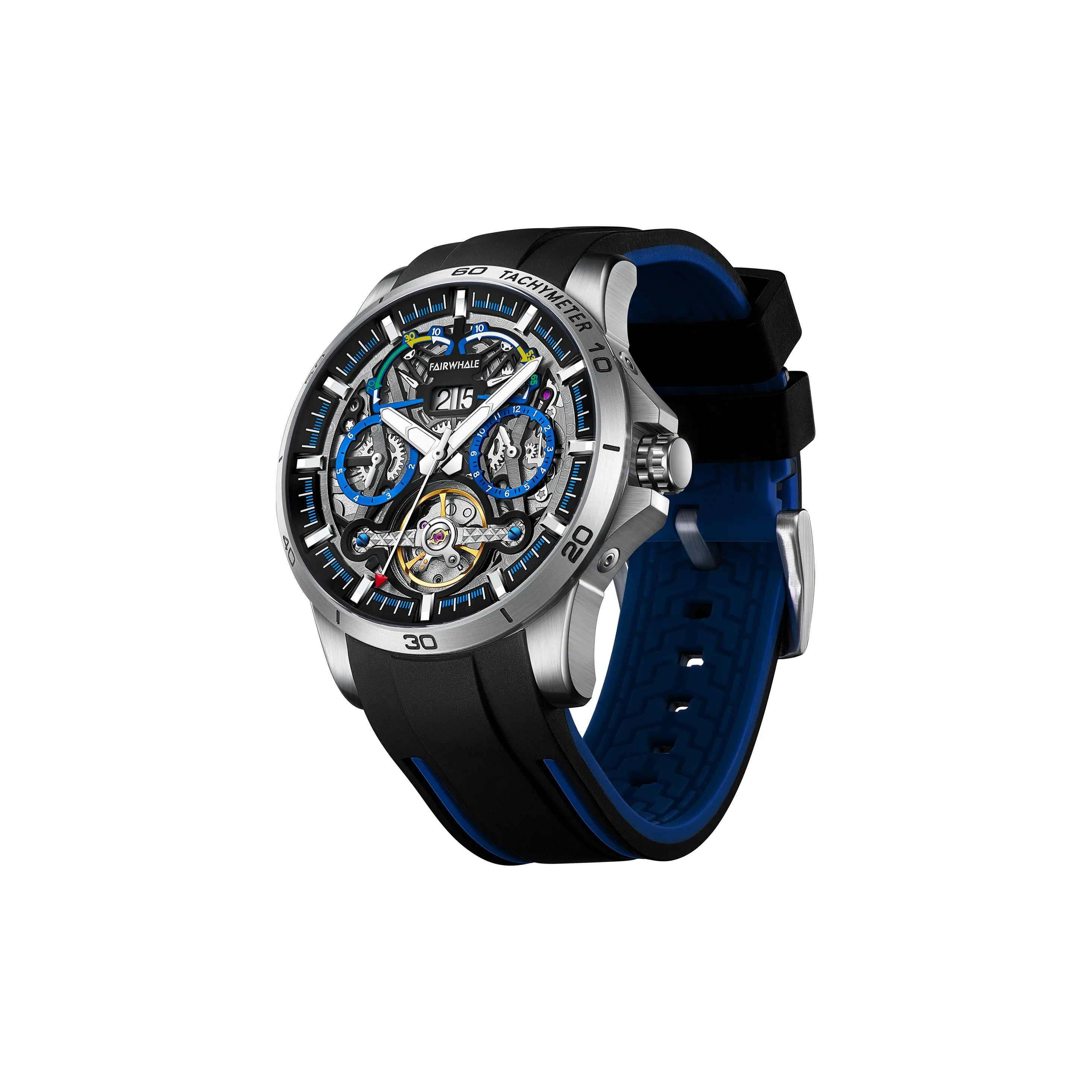 FAIRWHALE Pioneer Collection Мужские часы Автоматический механический механизм Часы Мужские Часы с открытым механизмом