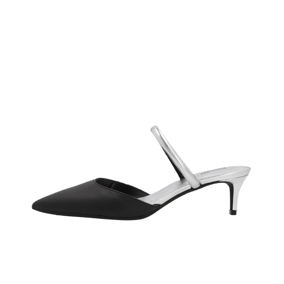 MICHAEL KORS Jessa Other Wrap-toe Slippers Women's Black Silver