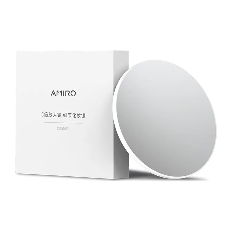 AMIRO Практичное 5x Увеличивающее Зеркальце с Магнитным Держателем для Макияжа Зеркала Вертикальное Зеркальце