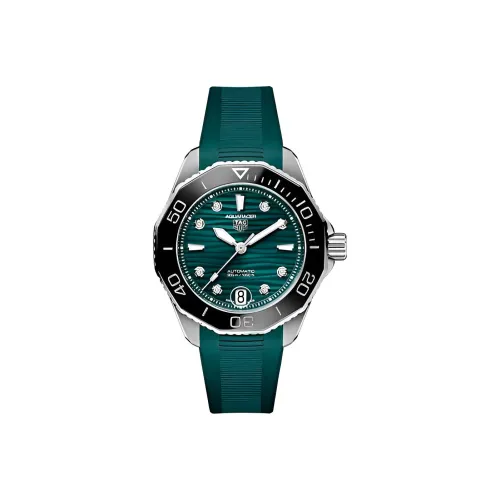 TAG HEUER Автоматический Механический Movement Женские Часы Aquaracer Collection 36 мм Синие