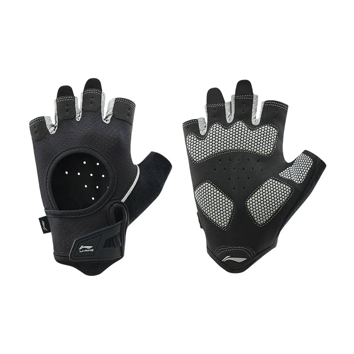 Лайнер Спортивная Перчатка Унисекс Черный Серый