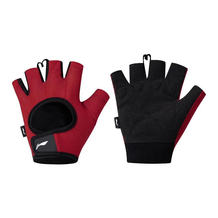 LINING Спортивные перчатки, красный, унисекс