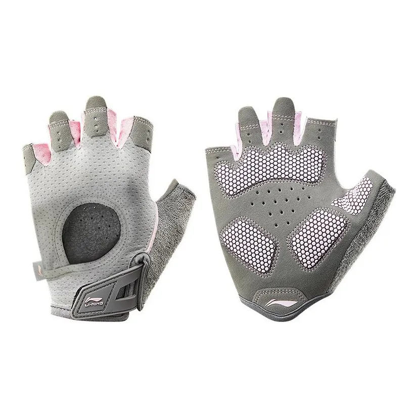 LINING Спортивные перчатки Унисекс Серый Розовый