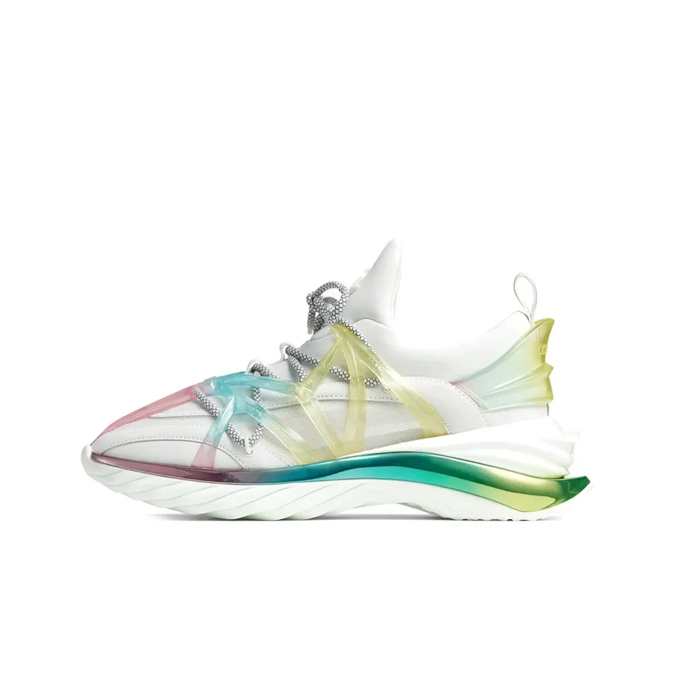 Jimmy Choo Unicorn Mi Low Top Sports Casual Shoes Women's Multicolor