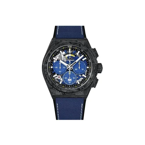 Zenith Автоматический Механический Movement Мужские Часы Defy Collection 44 мм Синие