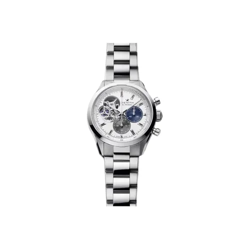 ZENITH Автоматический Механический Movement Мужские Часы Chronomaster Sport Flagship Collection 39,5 мм Белые