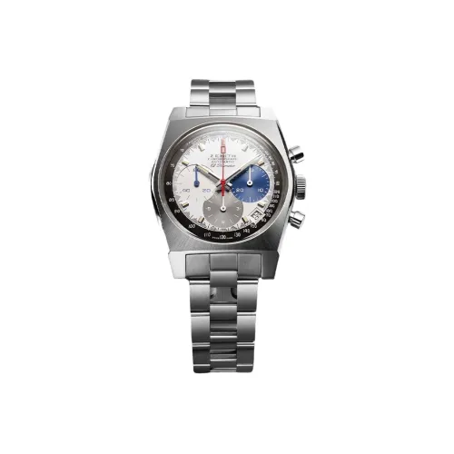 ZENITH Автоматический Механический Movement Мужские Часы Flagship Collection 37 мм Белый