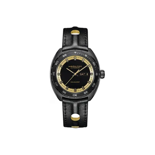 Hamilton Автоматический Механический Movement Мужские Часы 42мм*42мм*22мм Черные