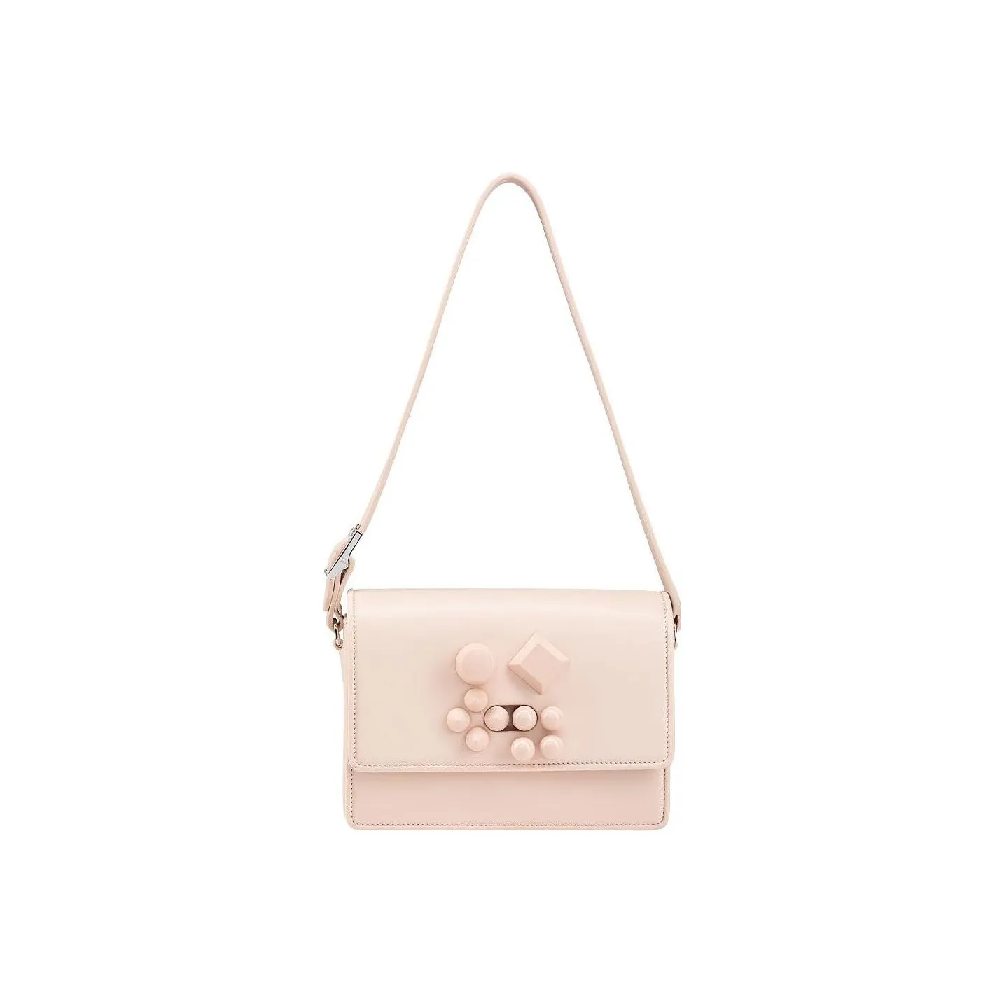 CL LUBOTING Calfskin Crossbody Bag, Shoulder Bag Women's Beige