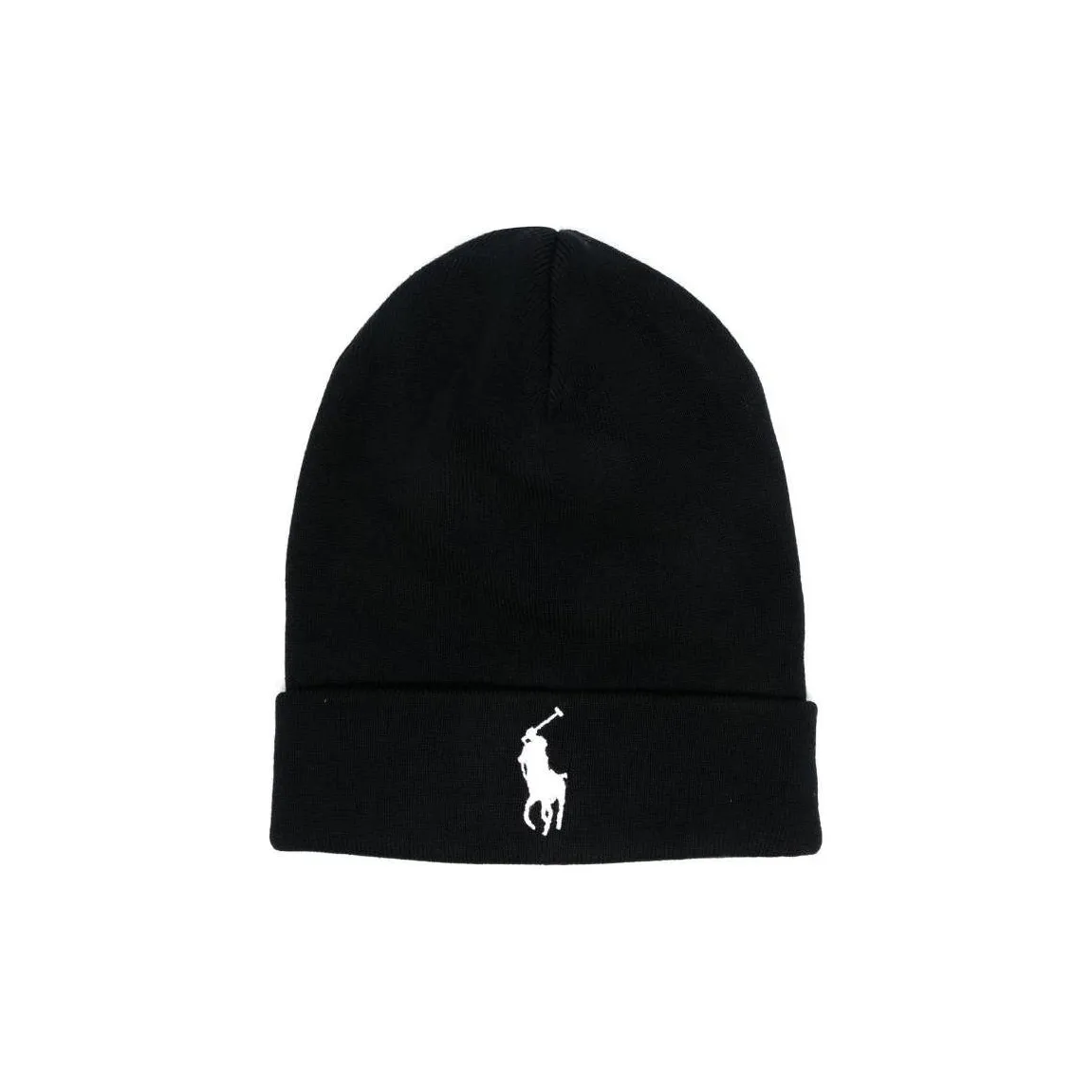 Polo Ralph Lauren Polo Pony Turn-Up Brim Knitted Beanie