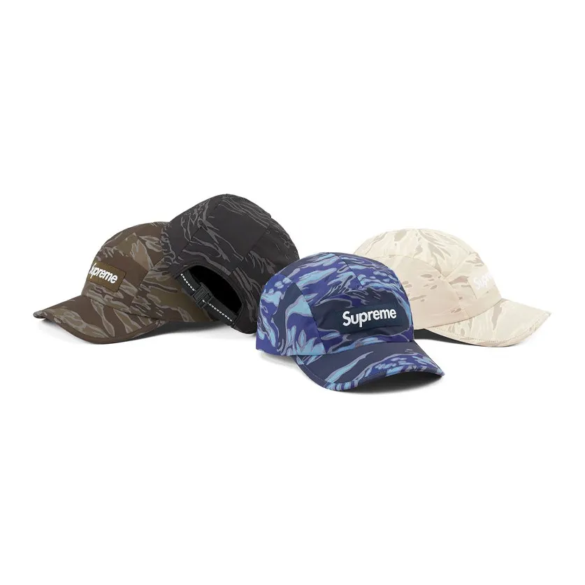 Supreme Tiger Camo Reflective Camp Cap