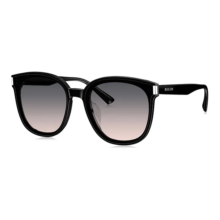 BOLON Пластиковая оправа квадратные солнцезащитные очки унисекс рамка с вишневым цветком розовый