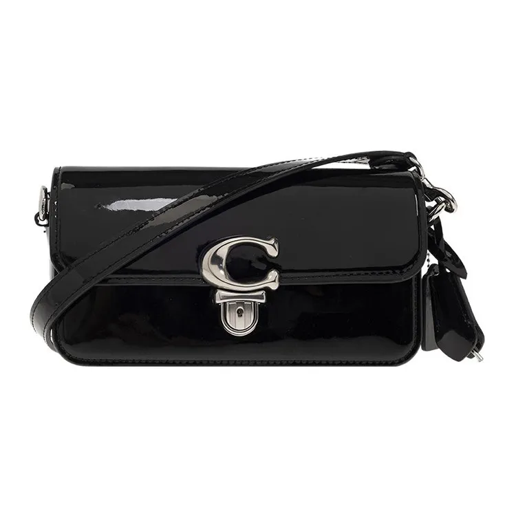 COACH Studio Cow Leather Portable Crossbody Bag Shoulder Bag Women's Black