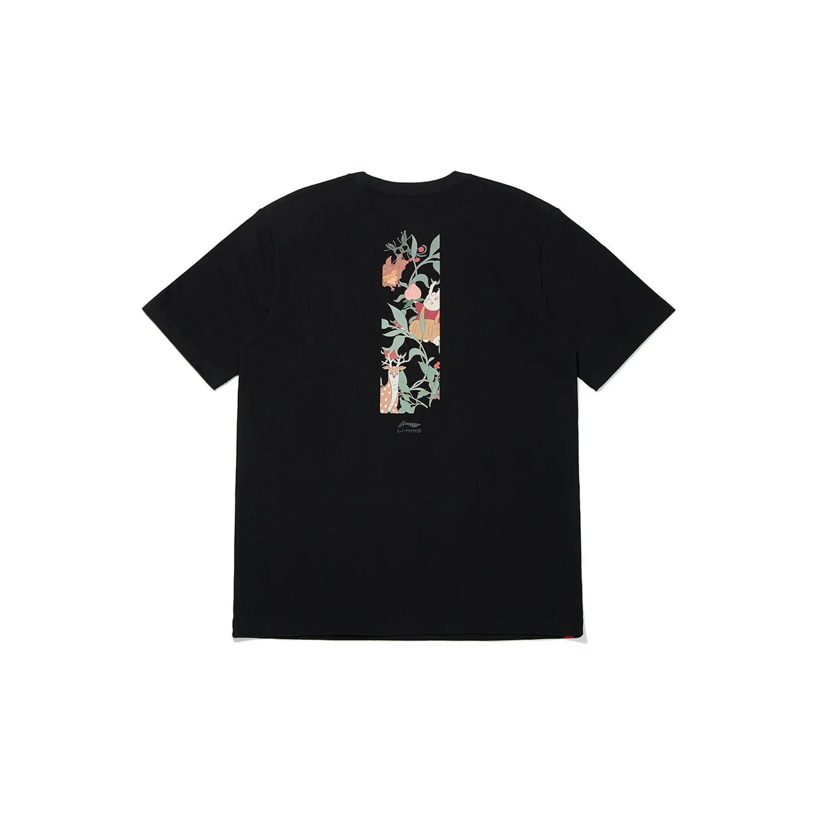 LiNing Sports Life Collection Daily Gold Collection T Shirt Unisex Black