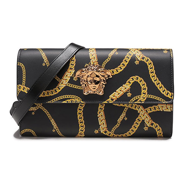 ショルダーバッグ・ポシェット VERSACE COW LEATHER CROSSBODY BAG Women's Designer Crossbody & Shoulder Bags | VERSACE