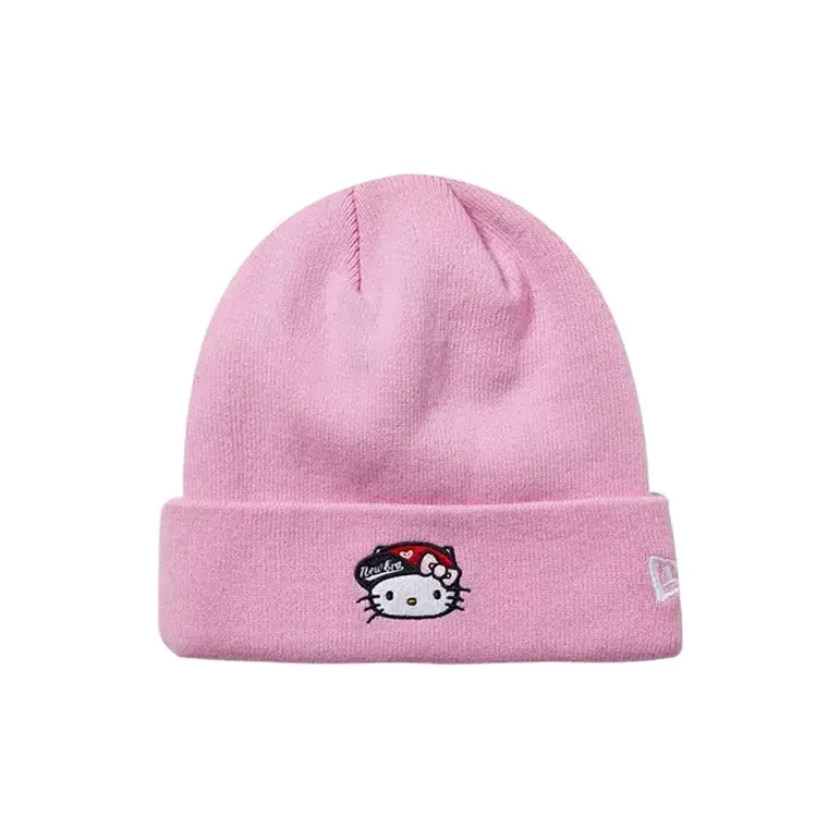 New Era Акриловые Шапки-бини Унисекс Розовые