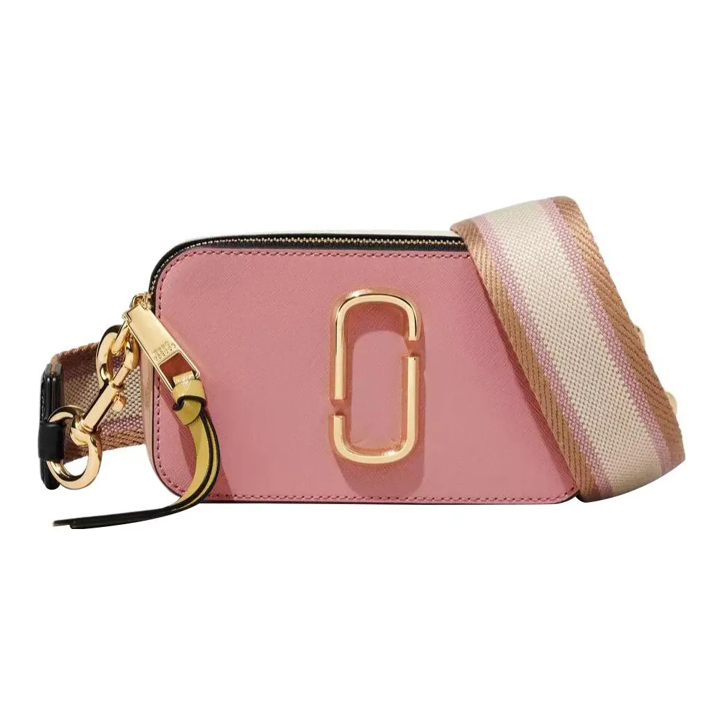 MARC JACOBS Snapshot Leather Crossbody Bag, Shoulder Bag Women's Purple Lilac
