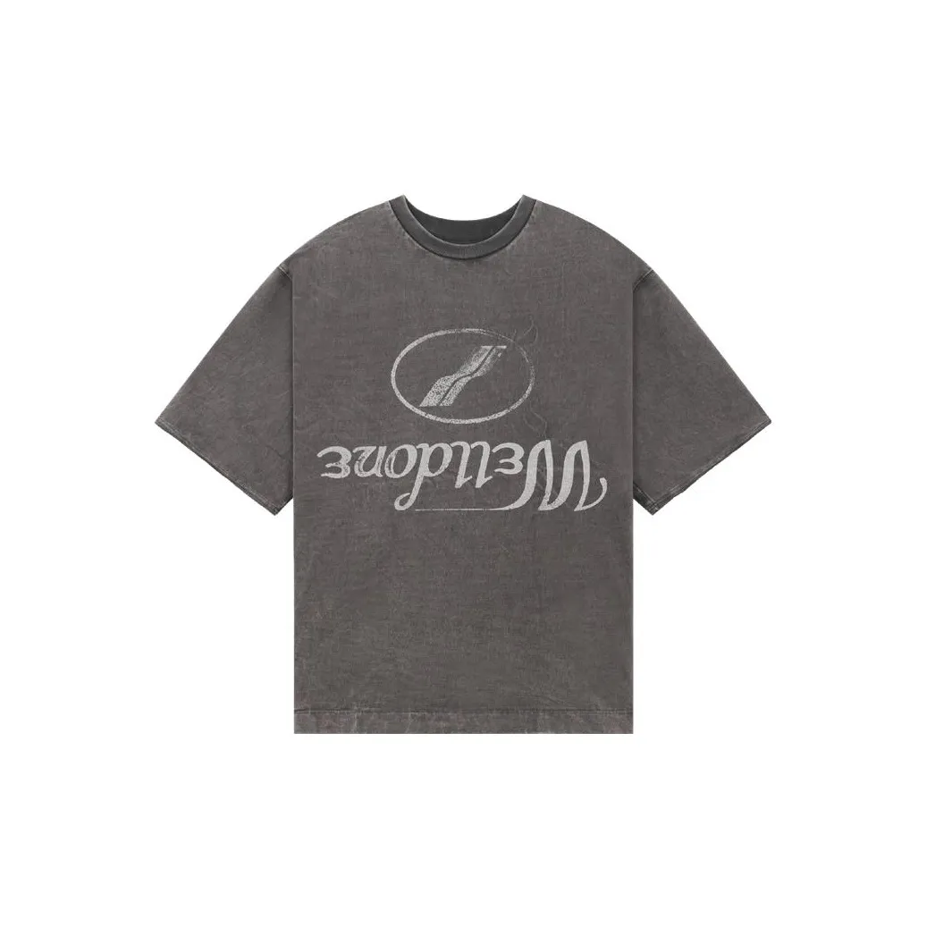 WE11DONE SS23 T Shirts Unisex Gray