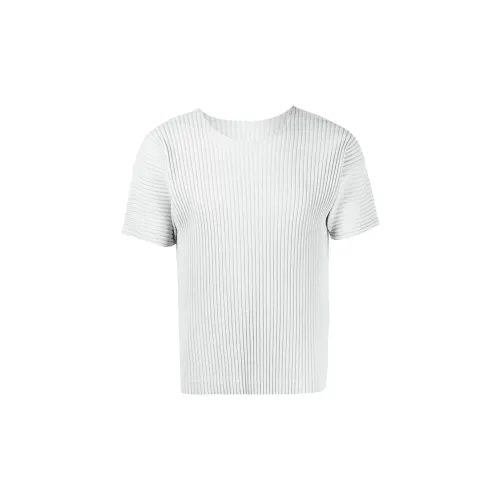 Homme Plissé Issey Miyake Пыльно-серый Мужские Рубашки