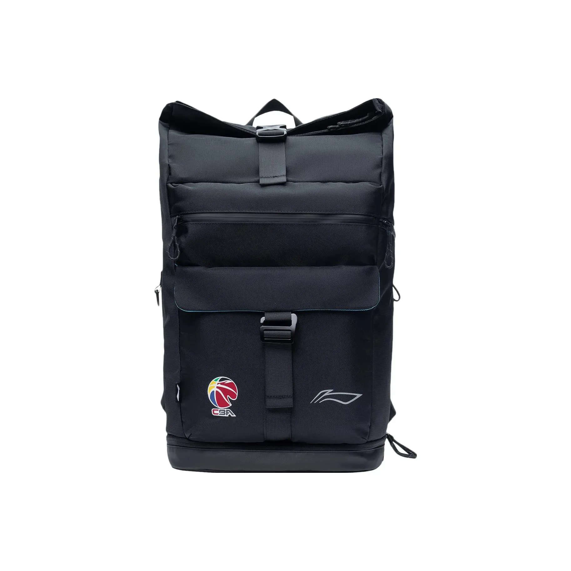 Лайнер Спортивная коллекция Basketball Полиэстер Студенты Рюкзак Стандартный Унисекс Черный