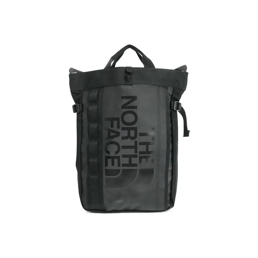 logo-lettering leather shoulder bag Nero Polyester Backpack Regular Unisex Black