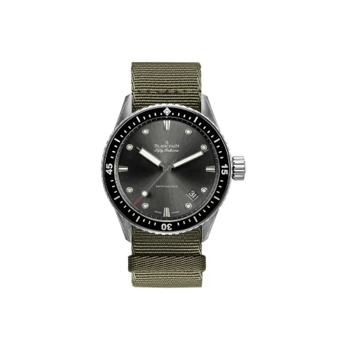 BLANCPAIN Автоматический Механический Движение Мужские FIFTY FATHOMS Часы 43 мм Серый