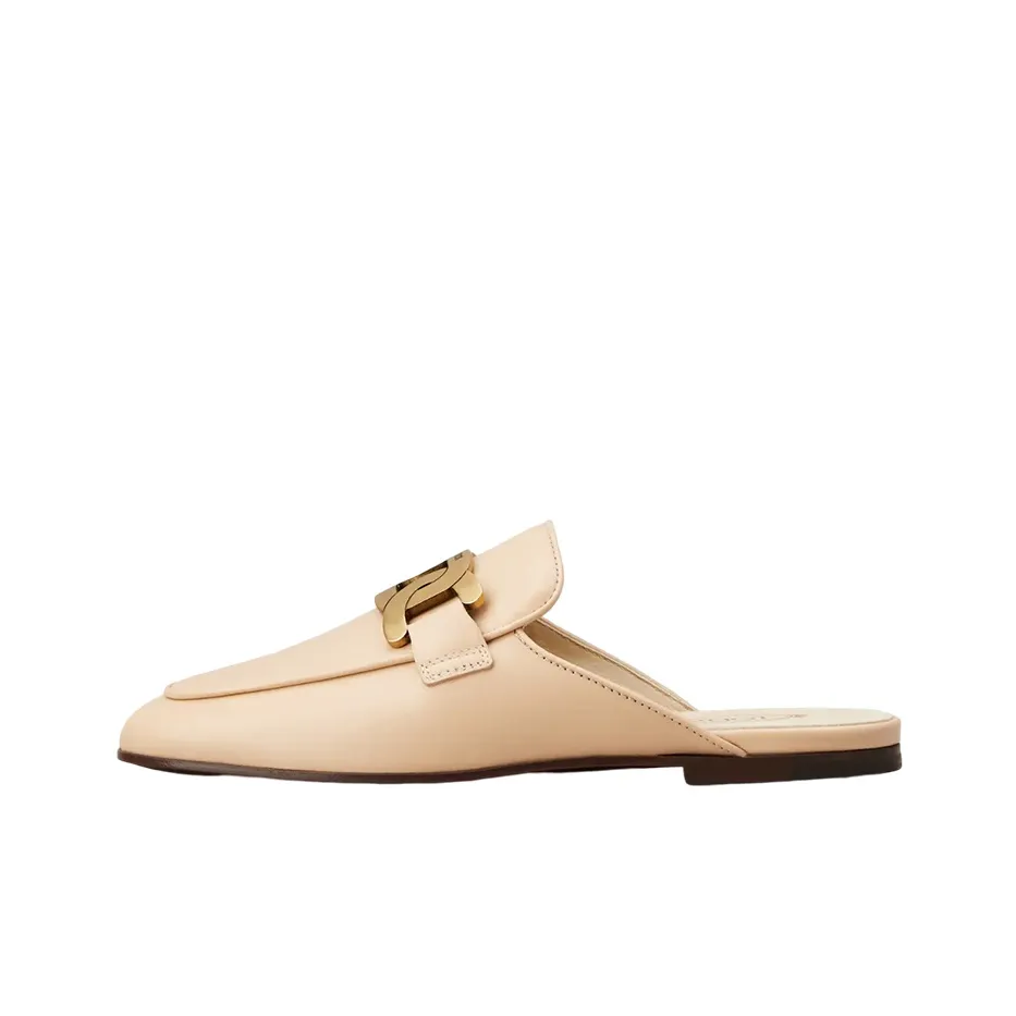 TOD'S Logo-plaque Leather Mules