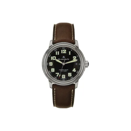 BLANCPAIN Автоматический Механический Движение Мужские LÉMAN Часы 38 мм Черные