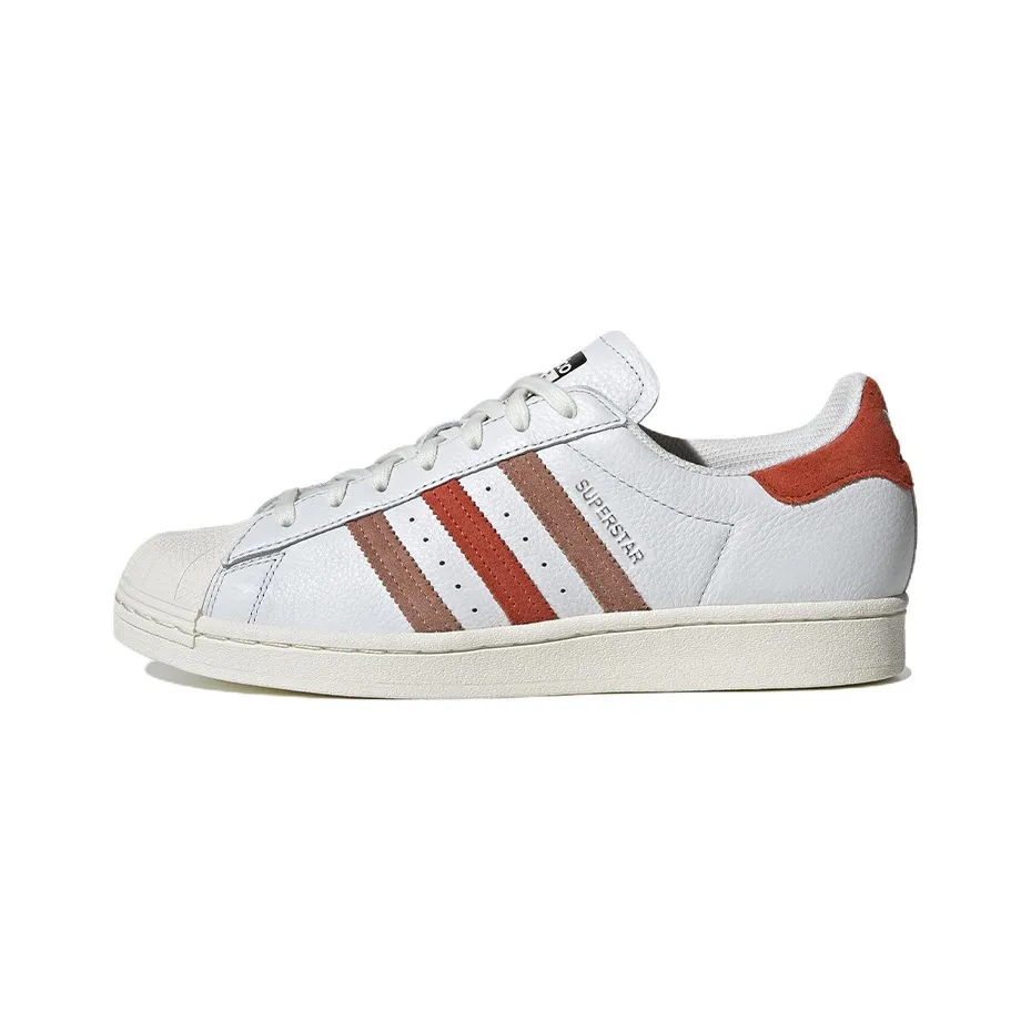 Adidas Superstar Crystal White Preloved Red