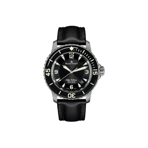 BLANCPAIN Автоматический Механический Движение Мужские Часы 45 мм Черный