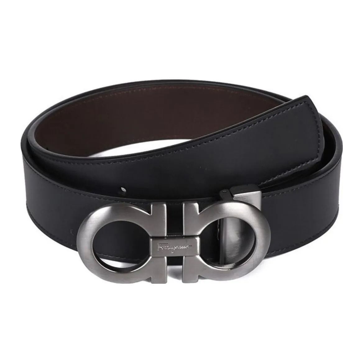 Ferragamo Reversible And Adjustable Gancini Belt