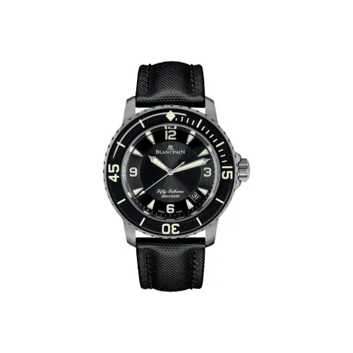 BLANCPAIN Автоматический Механический Движение Мужские FIFTY FATHOMS Часы 45 мм Черные