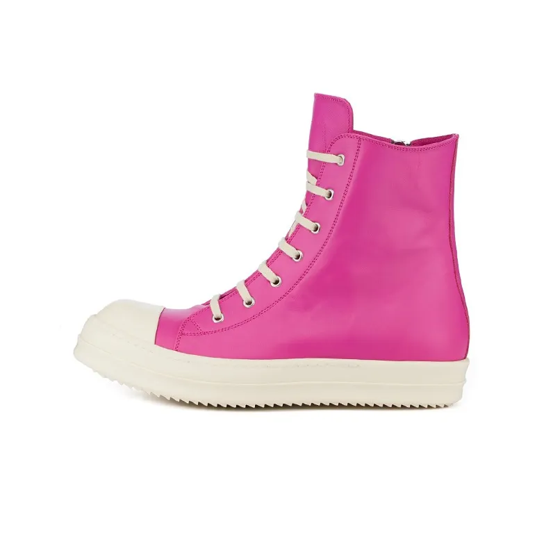 RICK OWENS/RO Edfu High Top Stylish Skateboarding Shoes Men's Pink