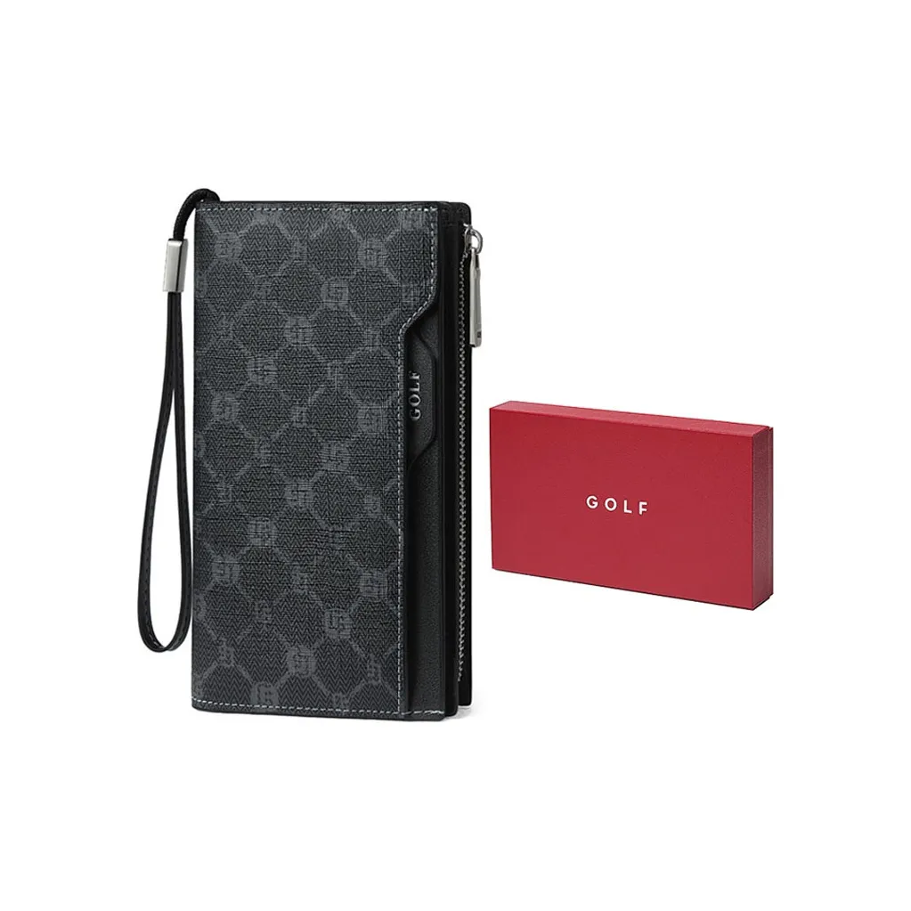 GOLF Чехол для телефона из ПВХ Кошелек Клатч Маленький Мужской Черный