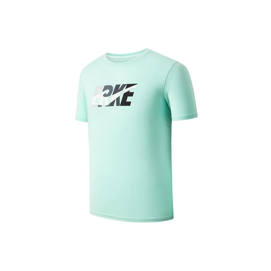 Erke T Shirts Men's Jadeite Green