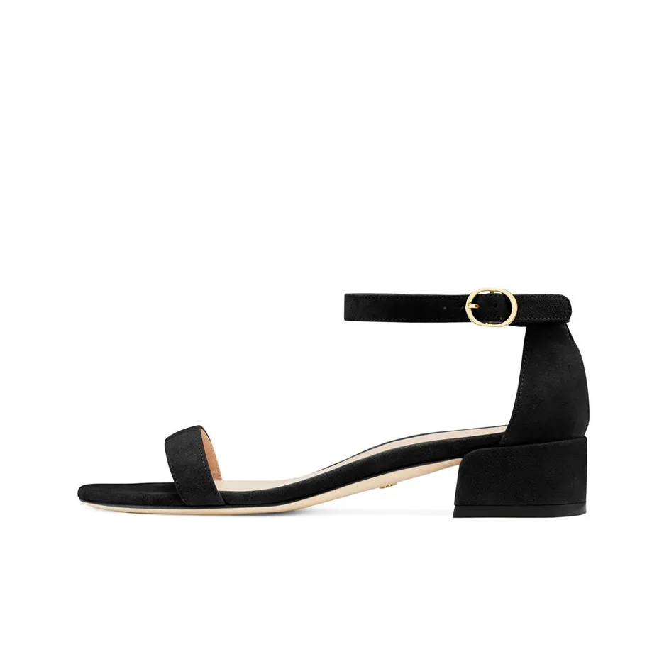 Stuart Weitzman SW Nudistjune one Ремень Сандалии Женские Черный