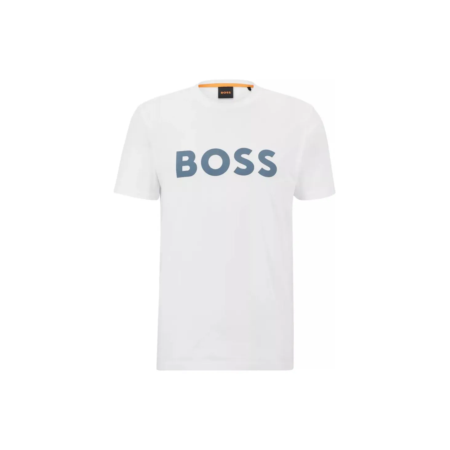 HUGO BOSS T Shirts Men's Blue With White Lettering