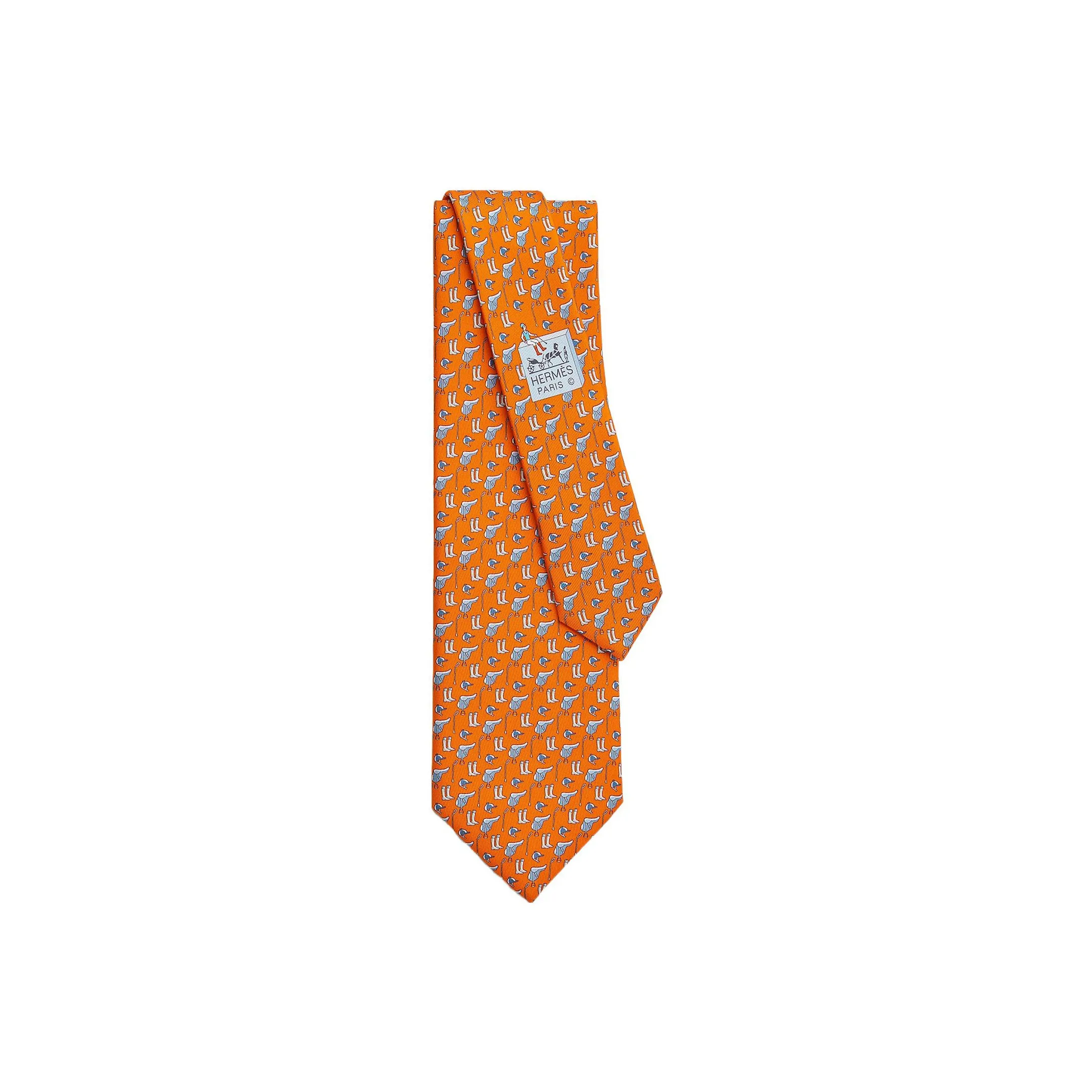 HERMES Ties Men's Orange