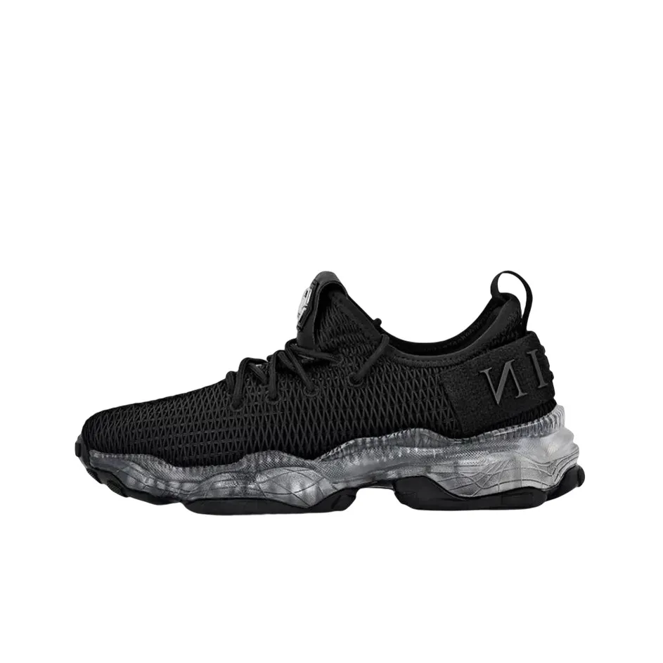 PHILIPP PLEIN Low Top Sports Casual Shoes Men's Black