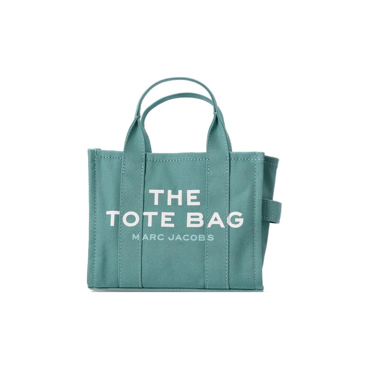 MARC JACOBS Cotton Canvas Tote Bag Shopping Bag Canvas Bag Shoulder Bag Crossbody Bag Handbag Mini Women's Light Cyan