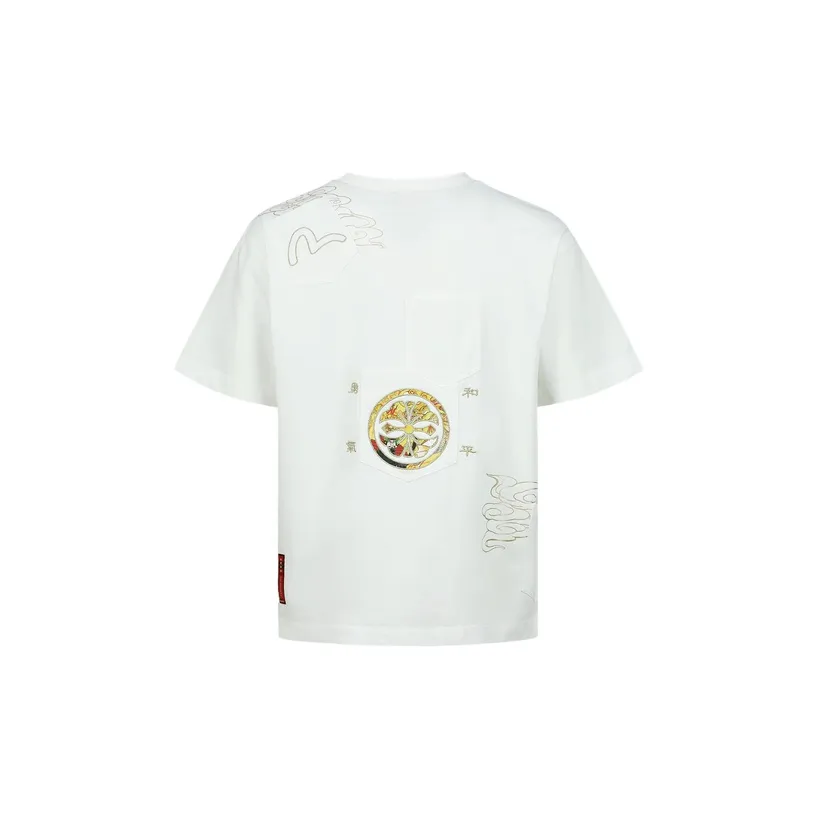 EVISU T Shirts Men's White