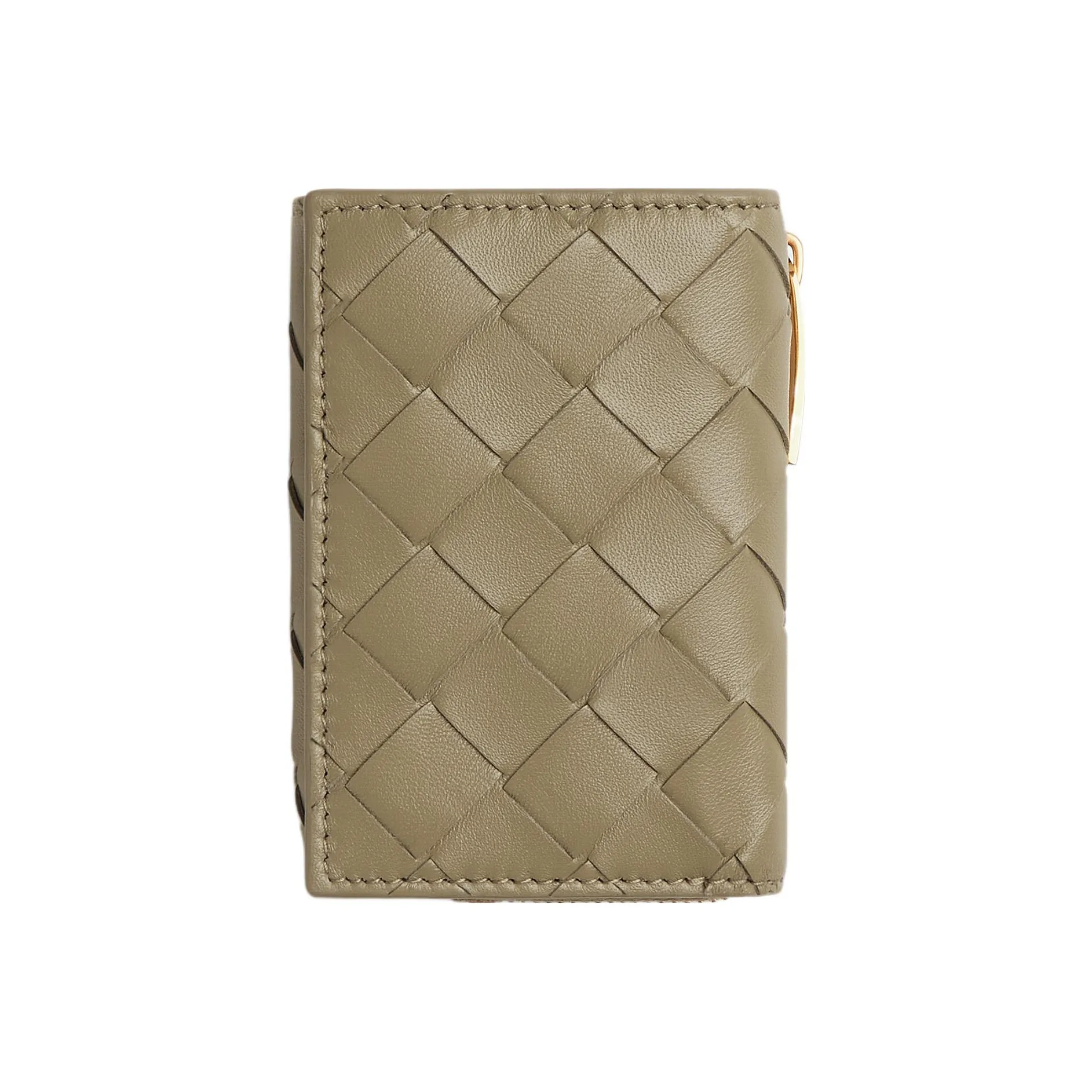 Bottega Veneta Sheepskin Card Holder, Wallet Small Women's Taupe