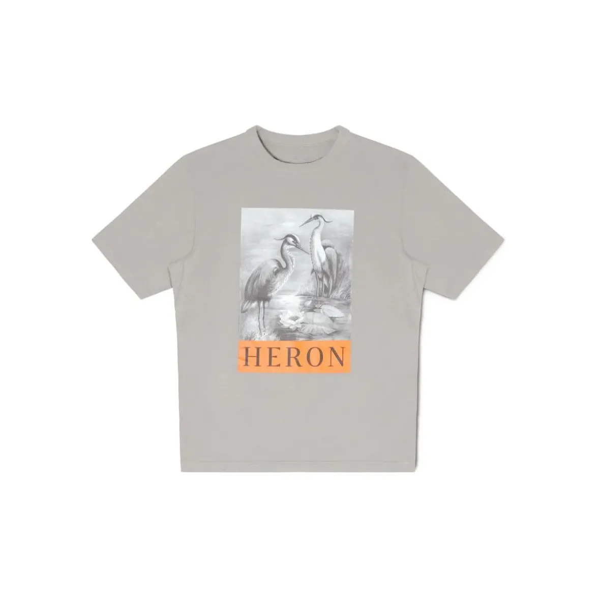 HERON PRESTON Серый Мужской T-Рубашки