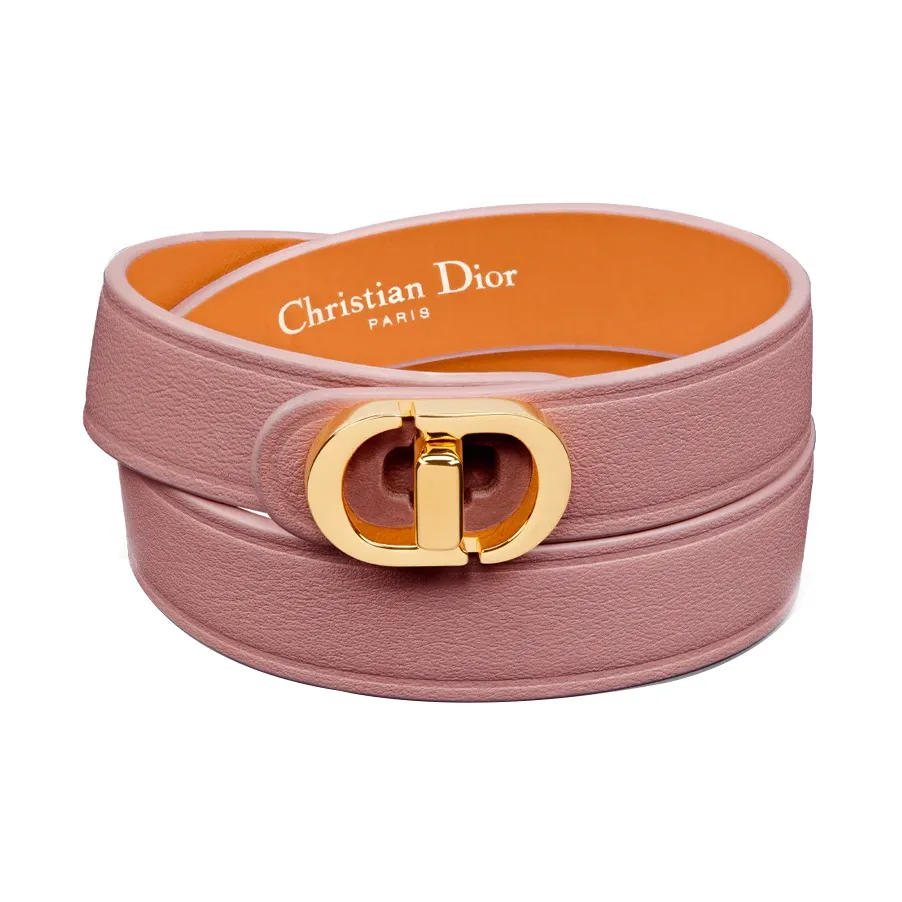DIOR Телячья кожа, Металл, Нарукавные повязки, Розовый, Женские