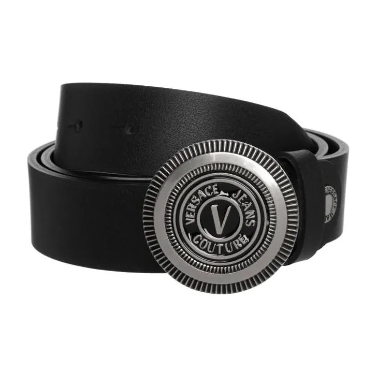 VERSACE JEANS COUTURE Leather Belts Men's Width 3.3cm