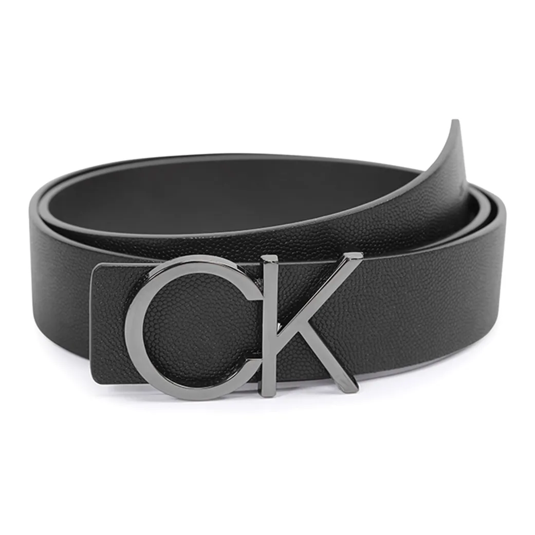 CALVIN KLEIN Cow Leather Belts Men's Width  3.5cm