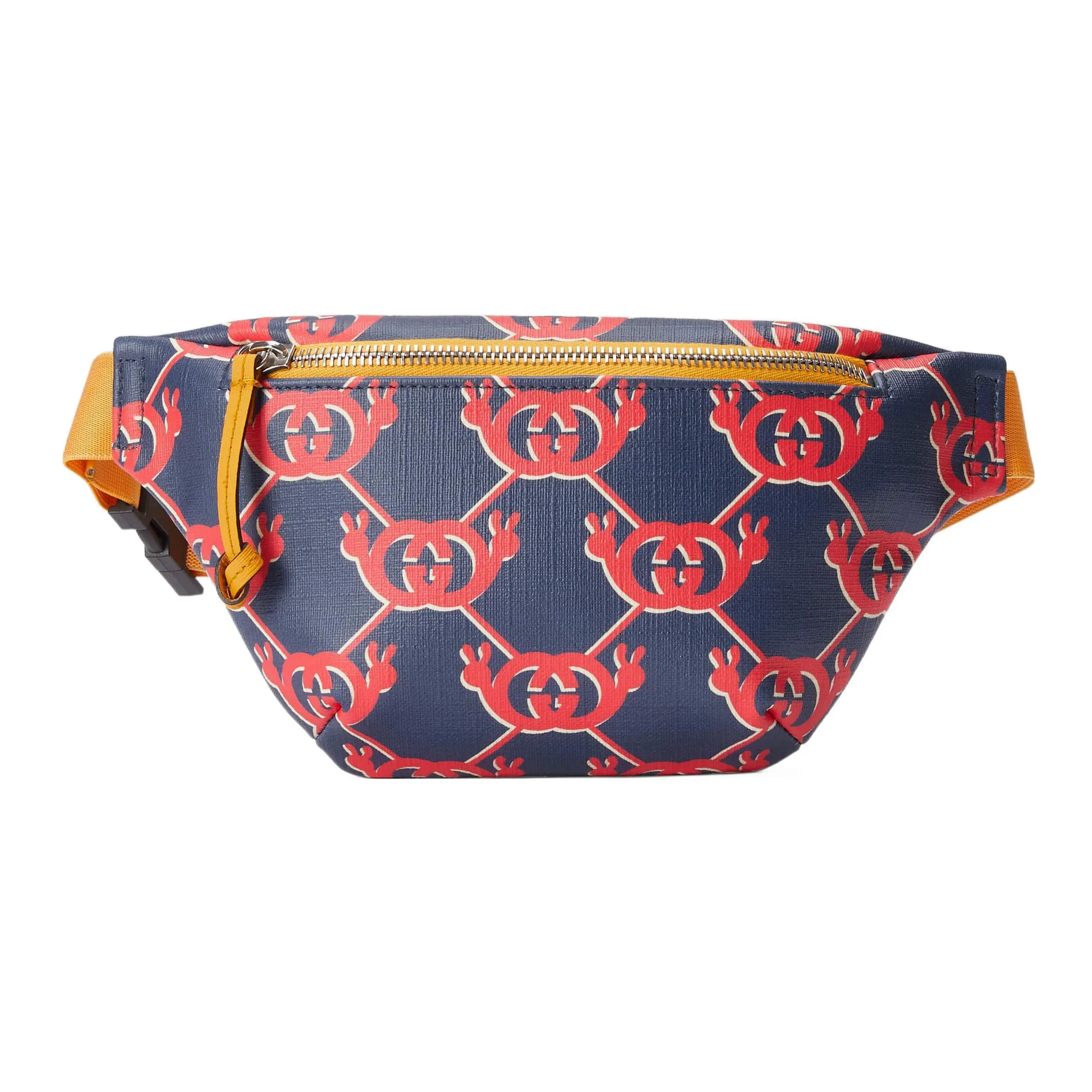 GUCCI Canvas Shoulder Bag Crossbody Bag Fanny Pack Sling Bags Kids' Bags Kids' Blue/Red