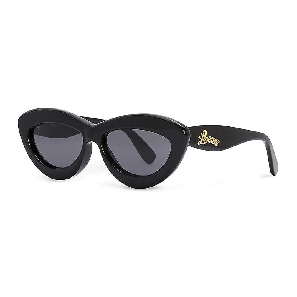 LOEWE Plate Frame Cat Eye Sunglasses Women's